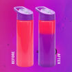 Picture of SMASH COLOUR CHANGE SIPPER 700ML PINK/PURPLE